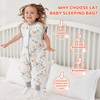 LAT Baby Sleeping Bag with Feet Removable Sleeves, 2.5 TOG