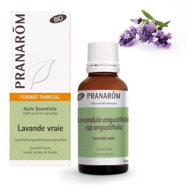 Pranarom Huile essentielle BIO Lavande vraie ou fine PRANAROM, 30
