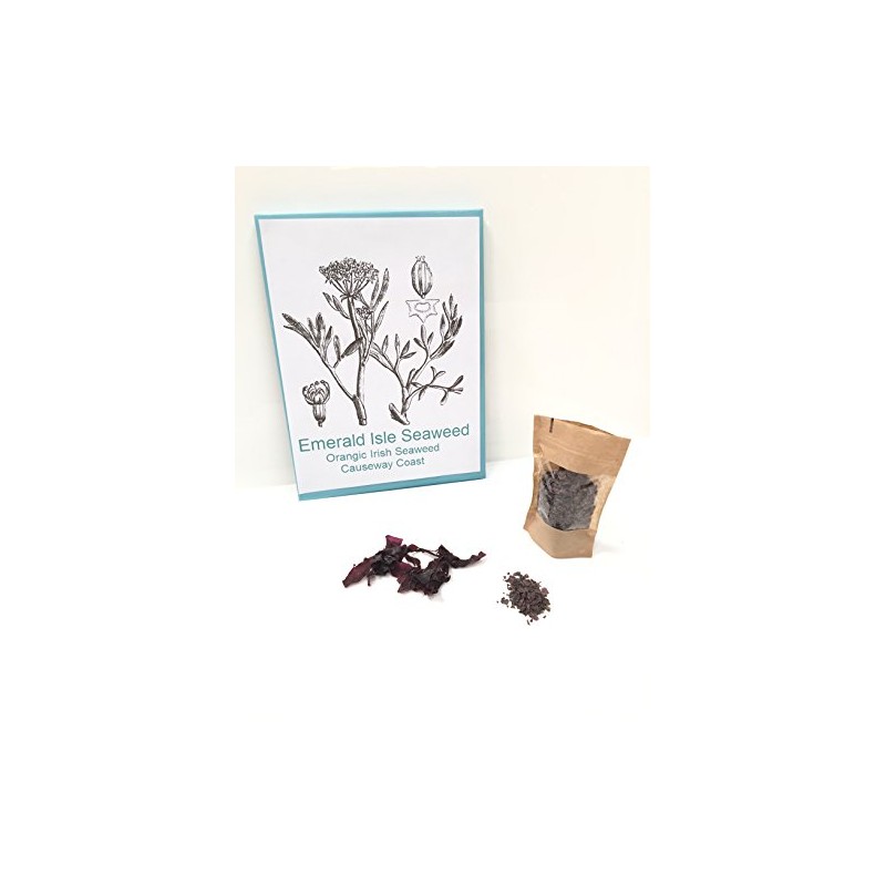 Emerald Isle Seaweed Organic Flakes Granules Herbs, Dulse, Salt Replacement,