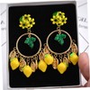 BESPORTBLE Baroque Style Earrings Unique Ear Accessories Casual Jewelry Party