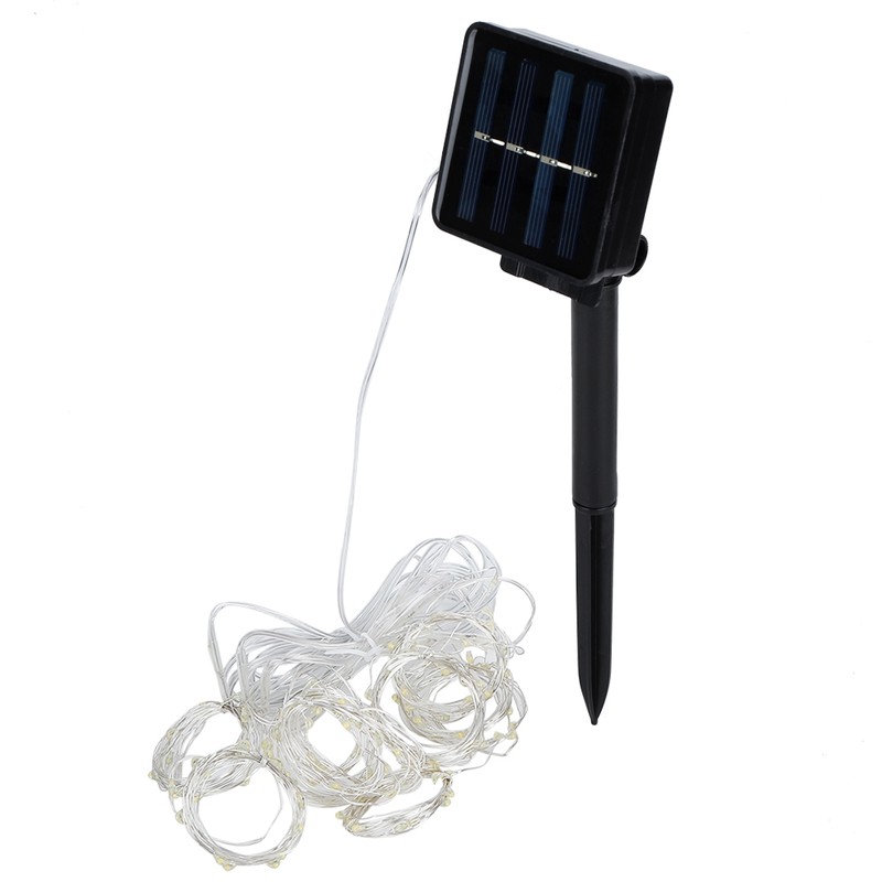 Outdoor Solar Power 120LED Chips Umbrella String Lights for Garden