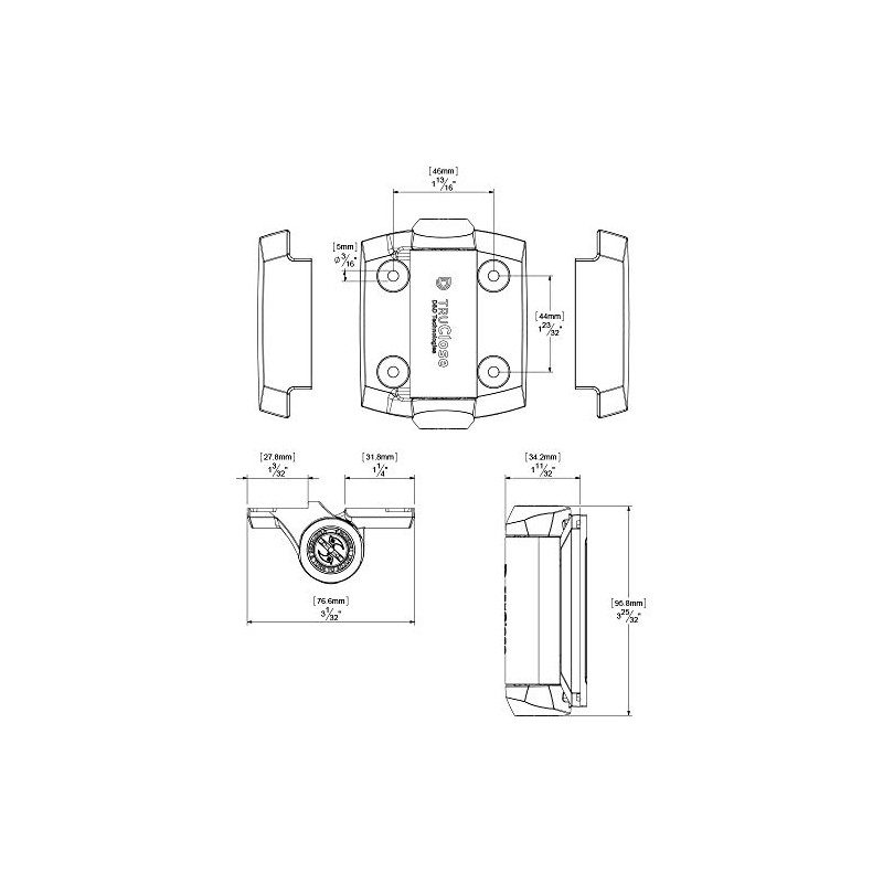 D&D Technologies TCA1S3BTS TruClose Regular Duty Self Closing Gate Hinge,