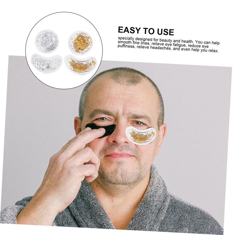 Beavorty 4pcs Gel Pads Gel Gel Eye Gel Eye Covers