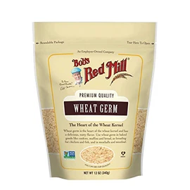 Bob's Red Mill Wheat Germ, 12oz (Pack of 4) - Non GMO, Vegan, Kosher