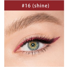 CoteMara Eyeliner Pencil Quick-Drying Eye Liner Pencils Long-Lasting Multi-Use Water-proof colored eyeliners Pigmented Eye Liner Pen (Red Shine)