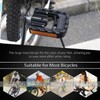 KABON Bicycle Pedal Foldable Non-Slip Bicycle Pedal Set with Reflectors