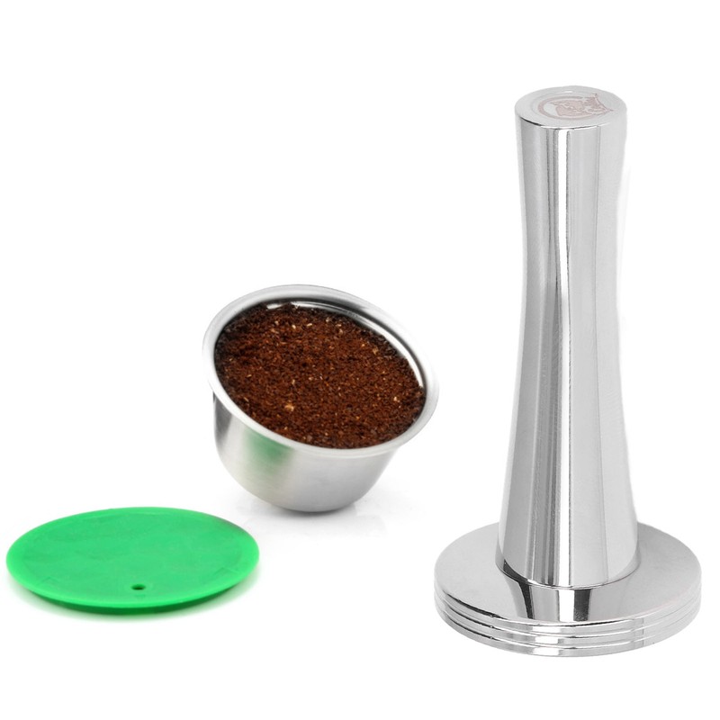 41mm Flat Base Coffee Tamper Stainless Steel Coffee Powder Hammer