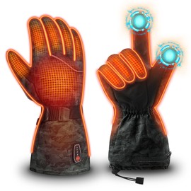Heated Gloves, Hand Wear for Arthritis Hands,Ultra-Thin Hand Warmer Gloves Screen Touchable for Driving Riding Climbing Hiking Cycling Outdoor Sports M
