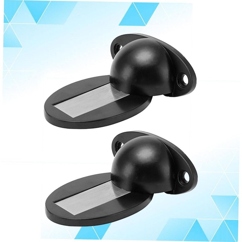 STOBOK 2pcs No Drilling Magnetic Door Stopper Heavy Duty Floor