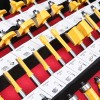 8milelake 100 Piece Router Bits 1/4" Shank Tungsten Carbide for