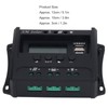 Solar Panel Controller 3 Stage PWM Charging Intelligent Microcontroller ABS
