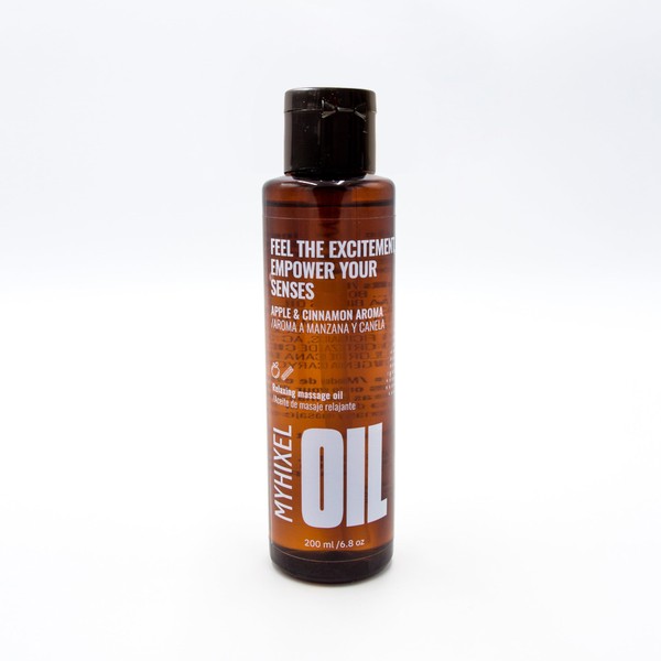 MYHIXEL -OIL Massage Oil Cinnamon and Apple Scent 200ml Made