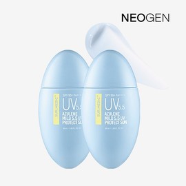 Neogen [1+1] Azulene Protect Mildly Acidic Sunscreen 50ml + 50ml (Non-sticky / No White Cast) / 네오젠 [1+1] 아줄렌 프로텍트 약산성 선크림 50ml +50ml(끈적임제로/백탁제로)