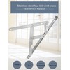 I-EASYDWW Window Hinges, Casement Winodw Hinges, Window Stays, Window Latch