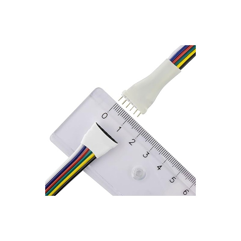 RGBW + CCT Connector, 6-PIN; Pack of 10; RGBW CCT
