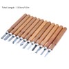 12Pcs Woodcut Knife Set Hand Wood Carving Chisels DIY Woodworking