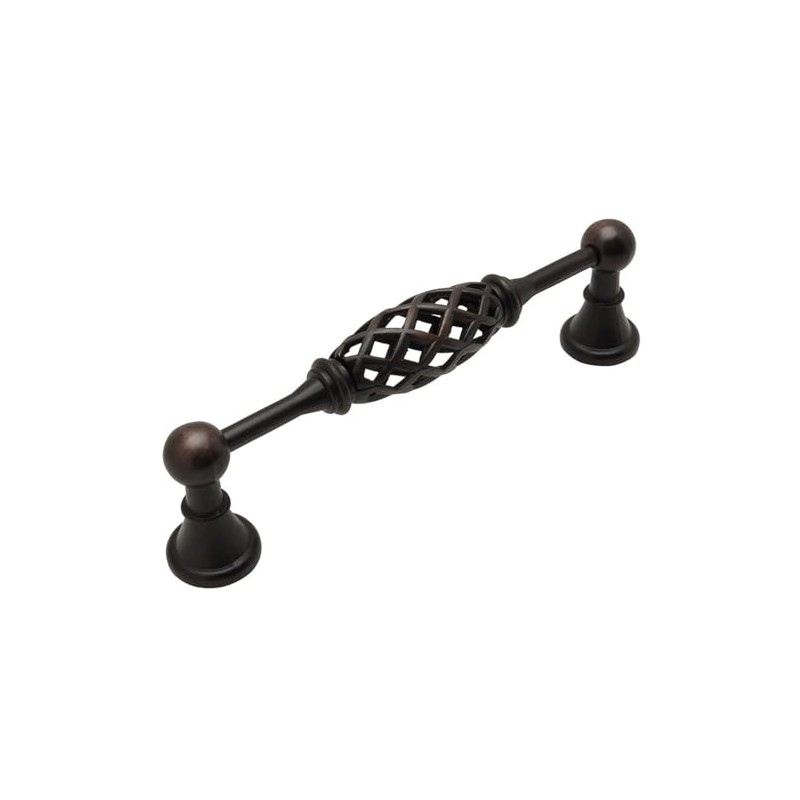 Cosmas 1749-5ORB Oil Rubbed Bronze Birdcage Cabinet Hardware Handle Pull