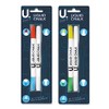 U.Chalk It - Liquid Chalk Pens, Assorted Colours, 2 Double-Ended
