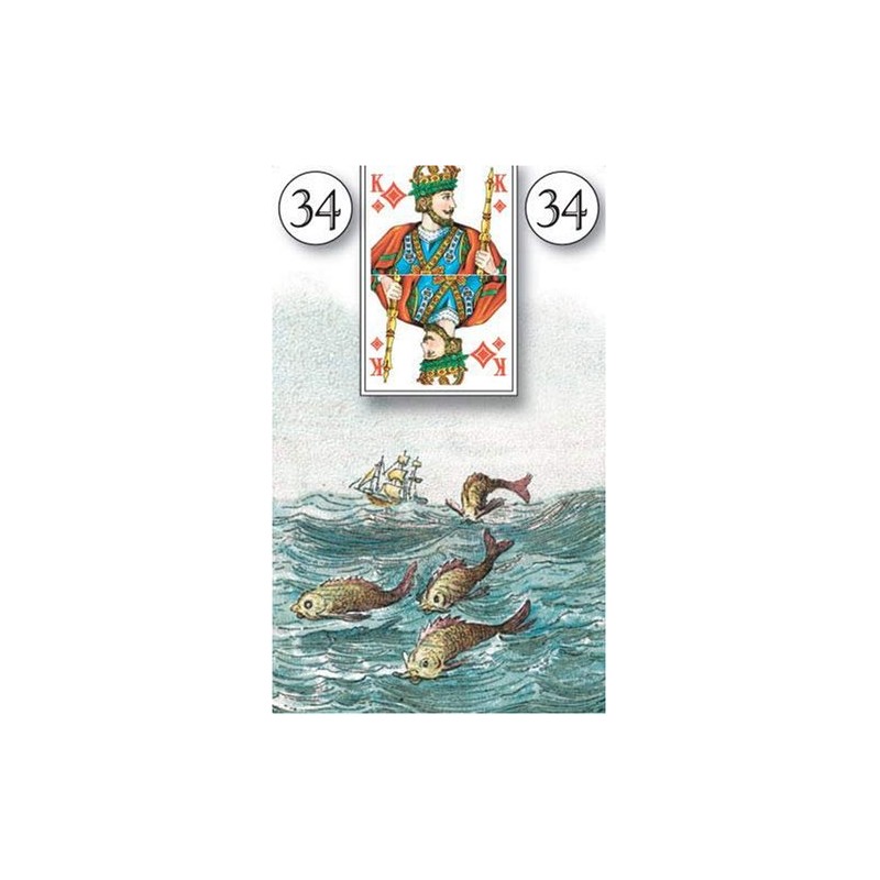 Lenormand Orakelkarten mit Kartenabbildungen: 36 Orakelkarten