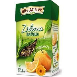 Green Tea With Orange Herbal Tea Natural Pure And Refreshing Herbal Fruit Infusion Herbapol