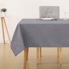 Deconovo Oxford Decorative Table Cloth Rectangle Water Resistant Tablecloth for