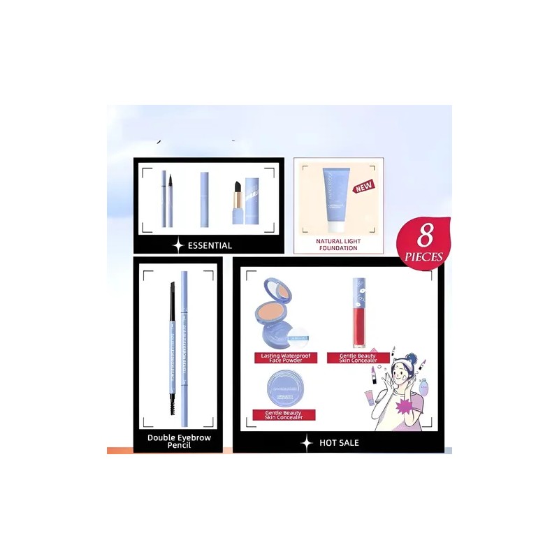Set Completo De Maquillaje, Set De Regalo De Maquillaje Todo
