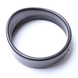 Eagle Lights Black Headlight 5 3/4" / 5.75 French Ring / Visor Harley Davidson