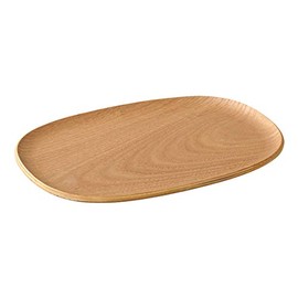 KINTO UNITEA Non-Slip Tray, 8.3 x 5.7 inches (210 x 145 mm), Willow Wood 21730