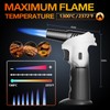 Butane Torch Lighter, 0-90°Rotating Angle Butane Lighter, Refillable Kitchen Torch