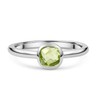 MATERIA by Matthias Wagner Square Gemstone Ring 925 Silver for