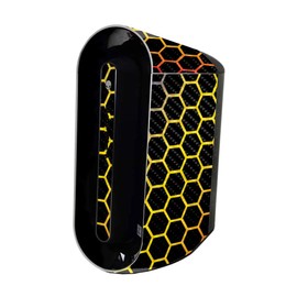 MightySkins Carbon Fiber Skin Compatible with Alienware Aurora R11 Gaming Desktop - Primary Honeycomb | Protective, Durable Textured Carbon Fiber Finish | Easy to Apply | Made in The USA