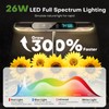 Ahopegarden Hydroponics Growing System: 10 Pods Temp ＆ Humidity Display