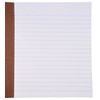 School Smart Stitched Cover Composition Book, No Margin, 8-1/2 x