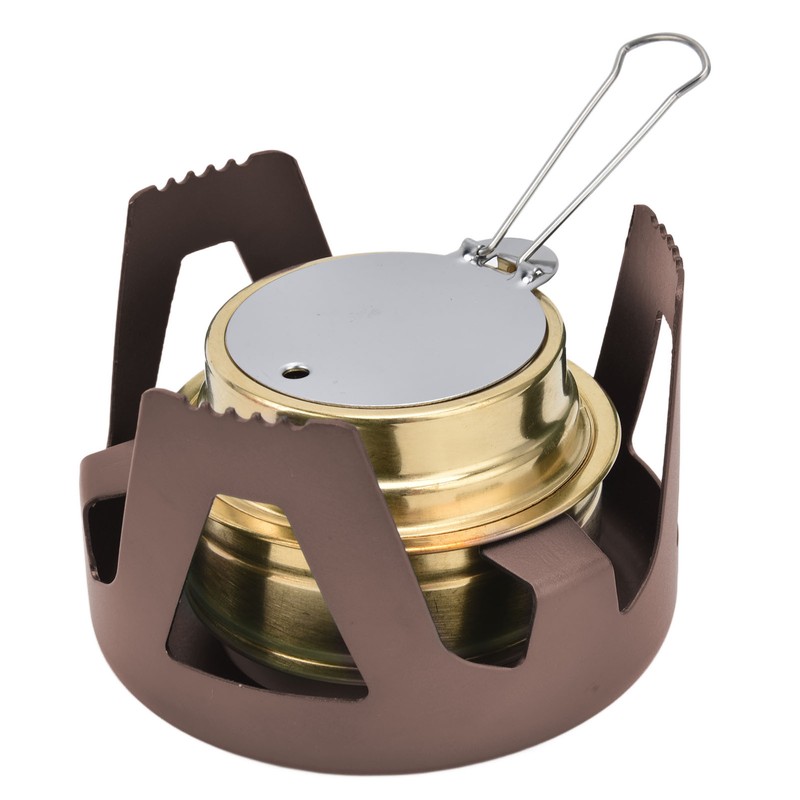 Camping Stove Windproof Vaporizable Portable Liquid Spirit Stove with Stand