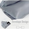Satin Pillow Shams 2 Pcs Super Soft and Luxury Pillowcases