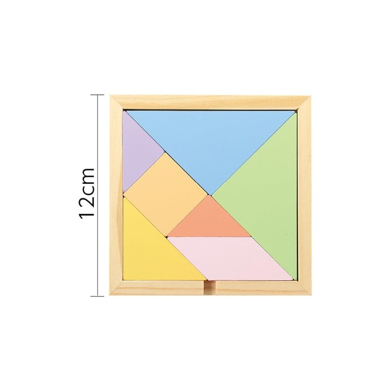 Artec 21682 Educational Toys Wooden Tangram Puzzle
