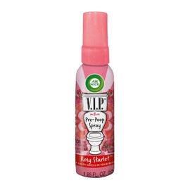 Air Wick V.I.P. Pre-Poop Toilet Spray, Rosy Starlet, 1.85 oz Freshener - Pack: 1 Pack