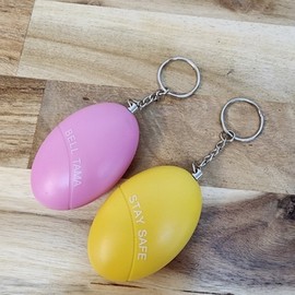 Portable 120dB Self-Defense Alarm for Women Alarm Yellow 2ea