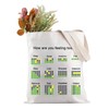 PYOUL Funny Sarcastic Gift How Are You Feeling Today Tote