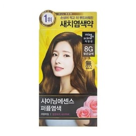 All New Shining Essence 8G Light Brown Gray Gray Hair Dye Mise-en-Scène / 올뉴 샤이닝에센스 8G 밝은갈색 새치염색약 미쟝센