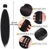 Pre Stretched Braiding Hair 1B Braiding Hair Extensions For Braids