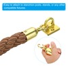 PATIKIL Stanchion Rope, 1.5m/4.9Ft Barrier Rope Twisted Post Ropes for