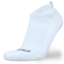 Low Cut Running Socks Men and Women – Moisture Wicking Athletic Sport Sock (Medium, 1 Pair - White)