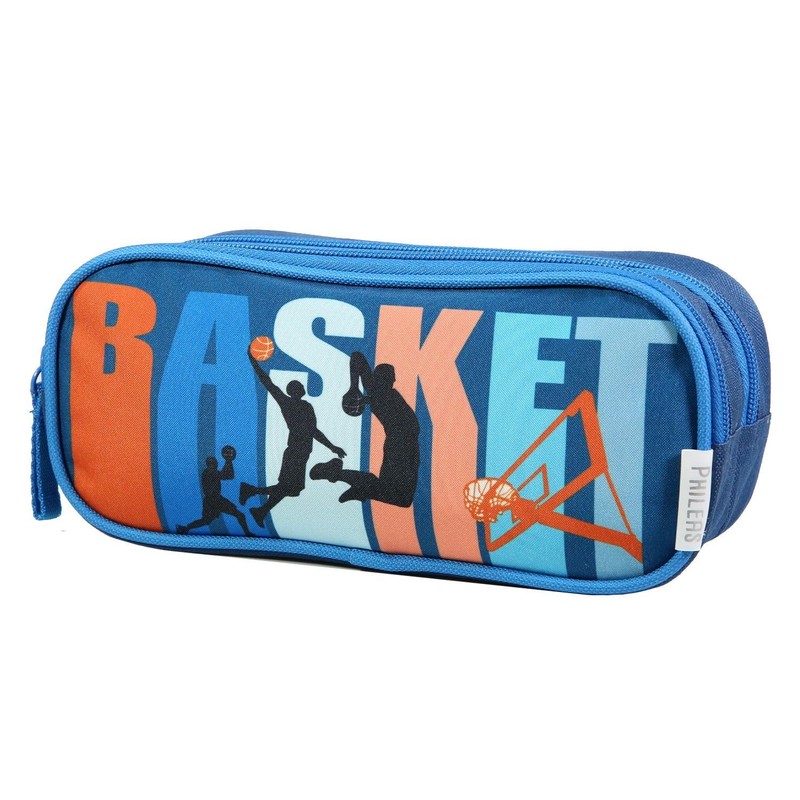 Bagtrotter Phileas Blue Basketball School Bag with 2 Compartments