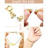 Dailyacc Magnetic Necklace Clasps and Closures - Safety 14 K