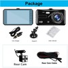 HD 1080P 4" Car Dash Camera Touch Night Vision Video