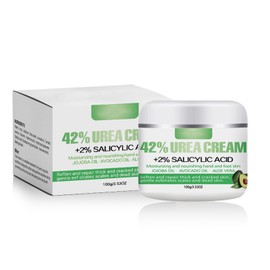 Urea 42% Foot Cream - Cracked Heel Repair Cream with 2% Salicylic Acid - Avocado Urea Cream Callus Remover for Dry Feet, Heels - Deep Moisturizing Foot Cream for Hand, Foot and Body Care