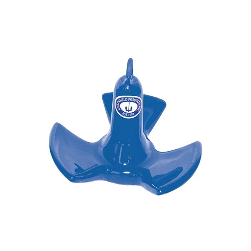 Greenfield 520-R Vinyl Coated River Anchor , Blue
