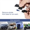 CITKOU 8Pcs Deer Whistles for Vehicles Wind Activated Black