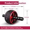 Ab Roller Wheel, Quiet Non-slip Core Abdominal Roller Wheel, Ab